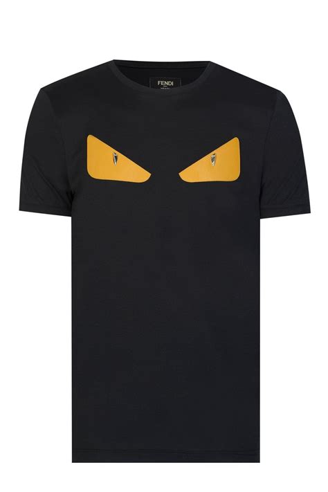 fendi bug eye tshirt|Fendi eyes t shirt men's.